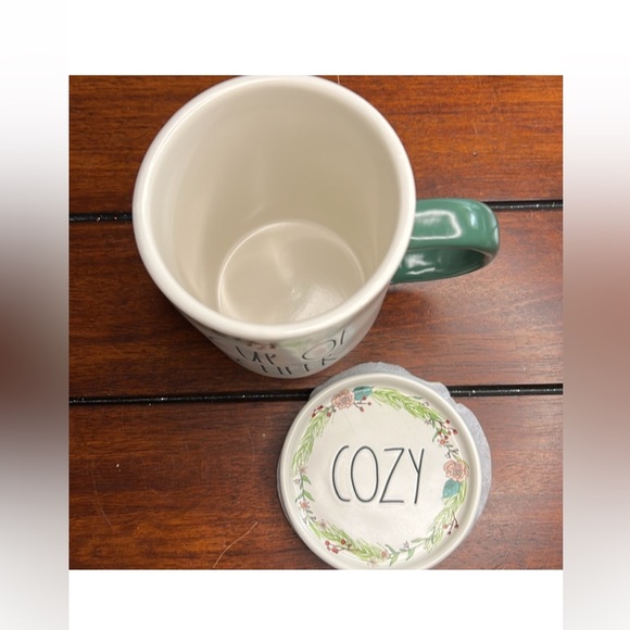 Rae Dunn | 2 pc-“Cup of Cheer” Mug w/ “Cozy” Coaster - 16 0z - NWT - New Style! - Picture 4 of 8